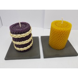 Candles Set of candles Set of beeswax candles Set of candles with candlesticks Set of candles and candlesticks handmade