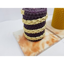 Candles Set of candles Set of beeswax candles Set of candles with holders Set of candles and holders handmade Handmade