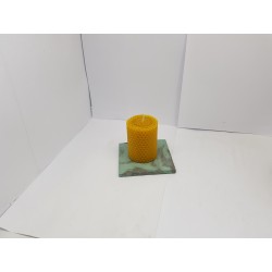 Candles Set of candles Set of beeswax candles Set of candles with holders Set of candles and holders handmade Handmade