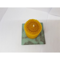 Candles Set of candles Set of beeswax candles Set of candles with holders Set of candles and holders handmade Handmade