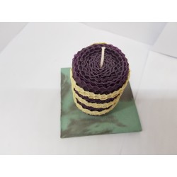 Candles Set of candles Set of beeswax candles Set of candles with holders Set of candles and holders handmade Handmade