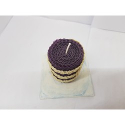 Candles Set of candles Set of beeswax candles Set of candles with holders Set of candles and holders handmade Handmade