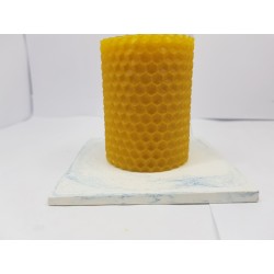 Candles Set of candles Set of beeswax candles Set of candles with holders Set of candles and holders handmade Handmade