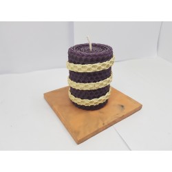 Candles Set of candles Set of beeswax candles Set of candles with holders Set of candles and holders handmade Handmade