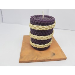 Candles Set of candles Set of beeswax candles Set of candles with holders Set of candles and holders handmade Handmade