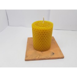 Candles Set of candles Set of beeswax candles Set of candles with holders Set of candles and holders handmade Handmade