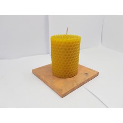 Candles Set of candles Set of beeswax candles Set of candles with holders Set of candles and holders handmade Handmade