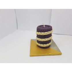 Candles Set of candles Set of beeswax candles Set of candles with holders Set of candles and holders handmade Handmade