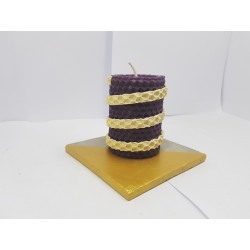 Candles Set of candles Set of beeswax candles Set of candles with holders Set of candles and holders handmade Handmade