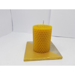 Candles Set of candles Set of beeswax candles Set of candles with holders Set of candles and holders handmade Handmade