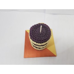 Candles Set of candles Set of beeswax candles Set of candles with holders Set of candles and holders handmade Handmade