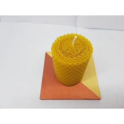 Candles Set of candles Set of beeswax candles Set of candles with holders Set of candles and holders handmade Handmade