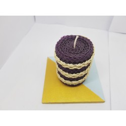 Candles Set of candles Set of beeswax candles Set of candles with holders Set of candles and holders handmade Handmade