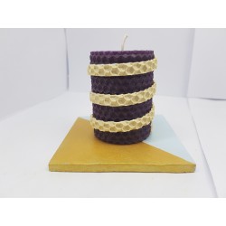 Candles Set of candles Set of beeswax candles Set of candles with holders Set of candles and holders handmade Handmade