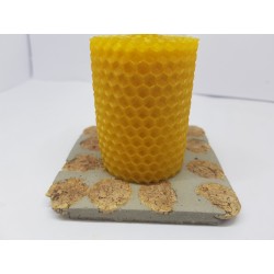 Candles Set of candles Set of beeswax candles Set of candles with holders Set of candles and holders handmade Handmade