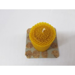 Candles Set of candles Set of beeswax candles Set of candles with holders Set of candles and holders handmade Handmade