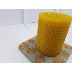 Candles Set of candles Set of beeswax candles Set of candles with holders Set of candles and holders handmade Handmade