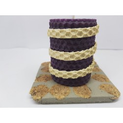 Candles Set of candles Set of beeswax candles Set of candles with holders Set of candles and holders handmade Handmade