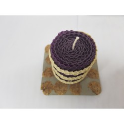 Candles Set of candles Set of beeswax candles Set of candles with holders Set of candles and holders handmade Handmade