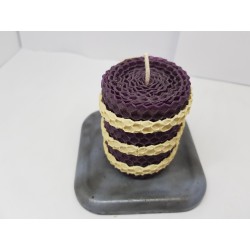 Candles Set of candles Set of beeswax candles Set of candles with holders Set of candles and holders handmade Handmade