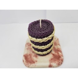 Candles Set of candles Set of beeswax candles Set of candles with holders Set of candles and holders handmade Handmade