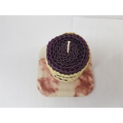 Candles Set of candles Set of beeswax candles Set of candles with holders Set of candles and holders handmade Handmade