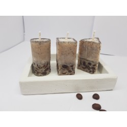 Candles Set of candles Set of coffee candles Set of coffee candles Set of candles with coffee aroma