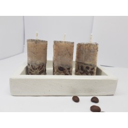 Candles Set of candles Set of coffee candles Set of coffee candles Set of candles with coffee aroma