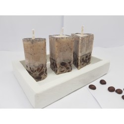 Candles Set of candles Set of coffee candles Set of coffee candles Set of candles with coffee aroma