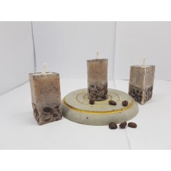 Candles Set of candles Set of coffee candles Set of coffee candles Set of candles with coffee aroma