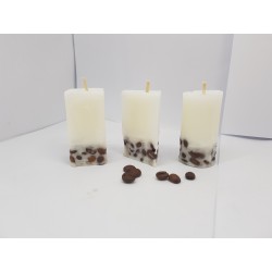 Set of coffee candles Set of coffee candles Set of candles with coffee aroma Set of candles with coffee beans