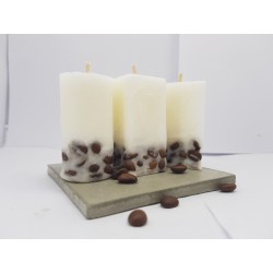 Set of coffee candles Set of coffee candles Set of candles with coffee aroma Set of candles with coffee beans