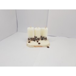 Set of coffee candles Set of coffee candles Set of candles with coffee aroma Set of candles with coffee beans