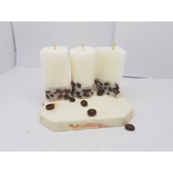 Set of coffee candles Set of coffee candles Set of candles with coffee aroma Set of candles with coffee beans