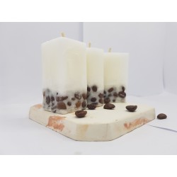 Set of coffee candles Set of coffee candles Set of candles with coffee aroma Set of candles with coffee beans