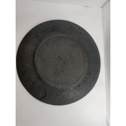 Plate, Tray plate, Handmade concrete plate, Loft plate, Black plate