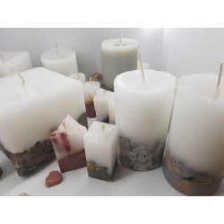 Candles Decorative candles Concrete candles Handmade candles Exclusive candles