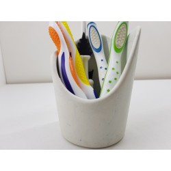 Toothbrush holder Bathroom accessories Handmade Concrete Toothbrush and Paste Holder Stylish Bathroom Accessories