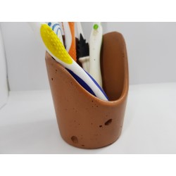 Toothbrush holder Bathroom accessories Handmade Concrete Toothbrush and Paste Holder Stylish Bathroom Accessories