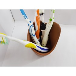 Toothbrush holder Bathroom accessories Handmade Concrete Toothbrush and Paste Holder Stylish Bathroom Accessories