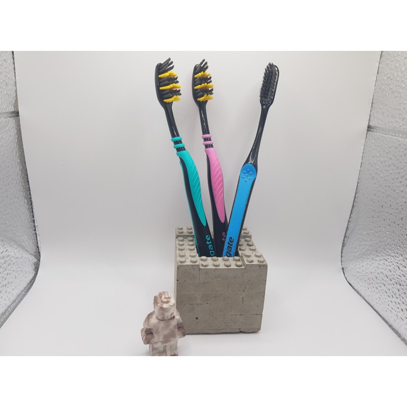 Toothbrush holder blocks toys Toothbrush holder building blocks toys Toothbrush holder building blocks Handmade Concrete Loft