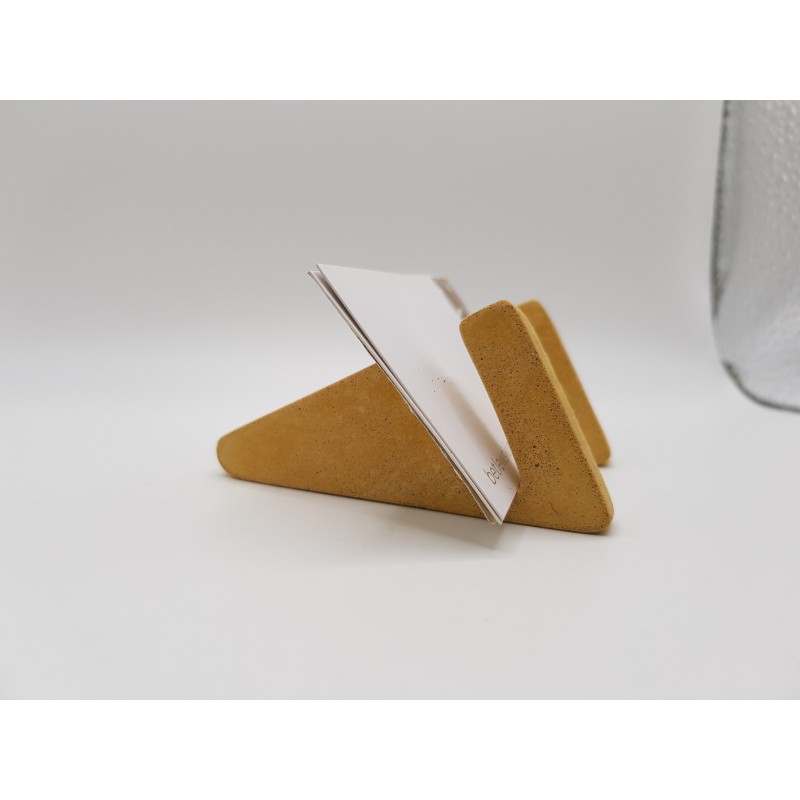 Business card holder Handmade business card holders Business card holder made of concrete Table card holder