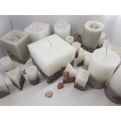 Candles Decorative candles Concrete candles Handmade candles Exclusive candles Set of candles