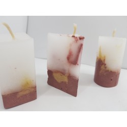 Candles Decorative candles Concrete candles Handmade candles Exclusive candles Set of candles