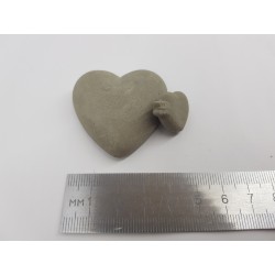 Heart Handmade heart Concrete heart Unusual heart Creative heart Heart decor Heart magnet Heart interior