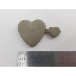 Heart Handmade heart Concrete heart Unusual heart Creative heart Heart decor Heart magnet Heart interior