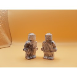 Figures similar to Lego Concrete man similar to Lego Figures of a robot similar to Lego Handmade Concrete