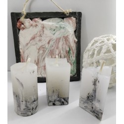 Candles Decorative candles Concrete candles Handmade candles Exclusive candles Set of candles