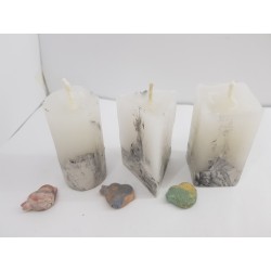 Candles Decorative candles Concrete candles Handmade candles Exclusive candles Set of candles