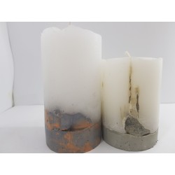 Candles Decorative candles Concrete candles Handmade candles Exclusive candles Set of candles